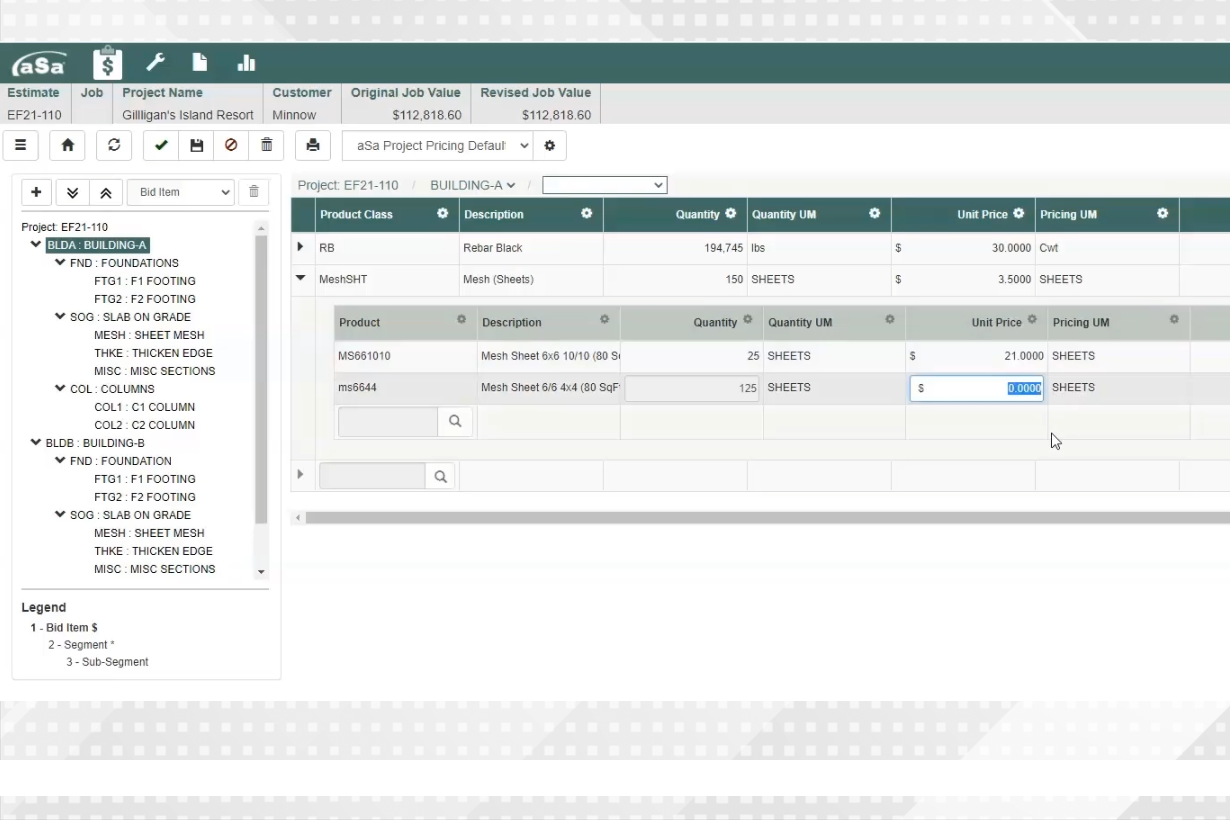 Project Pricing 