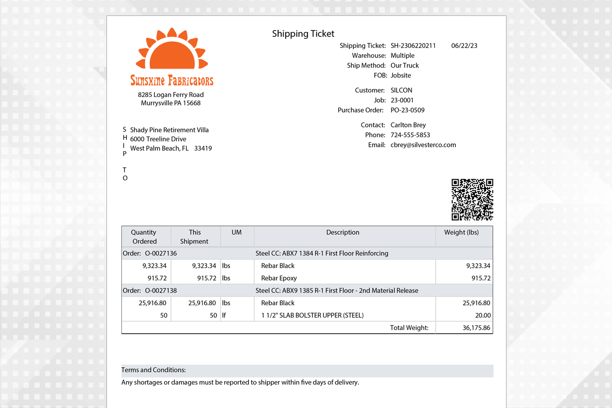 Clear, Professional Shipping Documentation